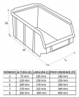 Caixa Plástica Gaveteiro Parafusos Nº 7 CAIXAPLAST Bin 7